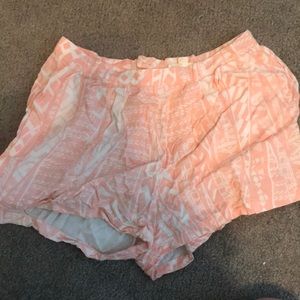 Pink LA Hearts shorts